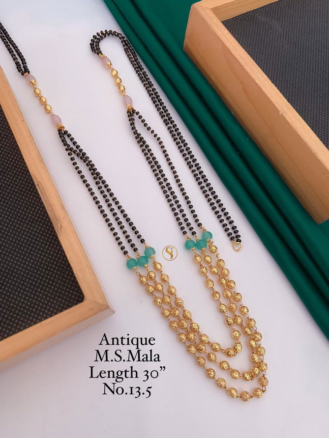 Accessories Daily Wear Golden Fancy Mala 2
